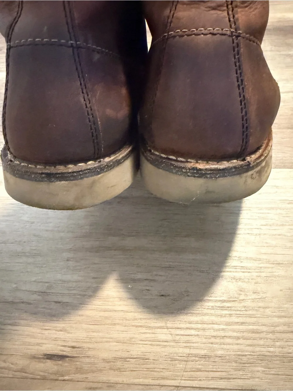 Red Wing Weekender Heritage Chukka Work Boots Mens 12 D 3322 Brown Leather